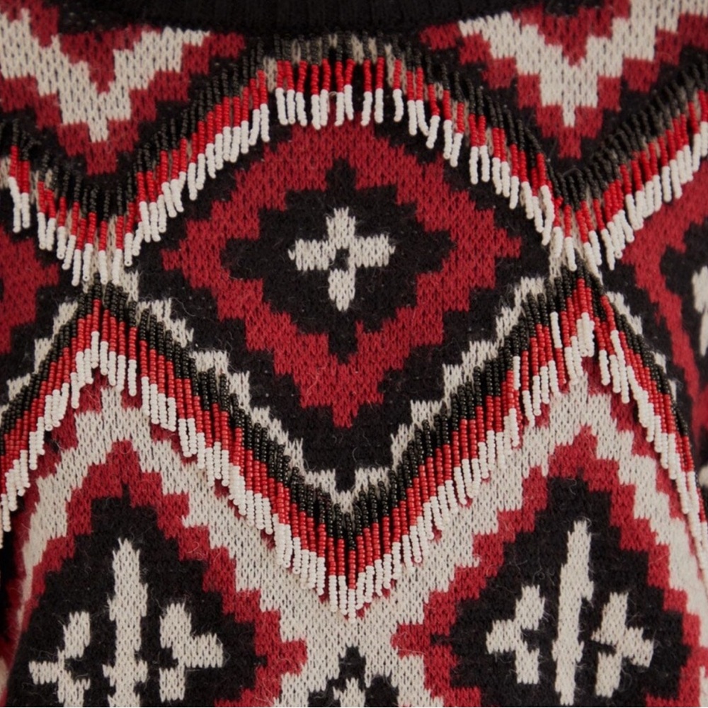 Farm Rio Rauti Beaded Knit Sweater - Picture 4 of 7